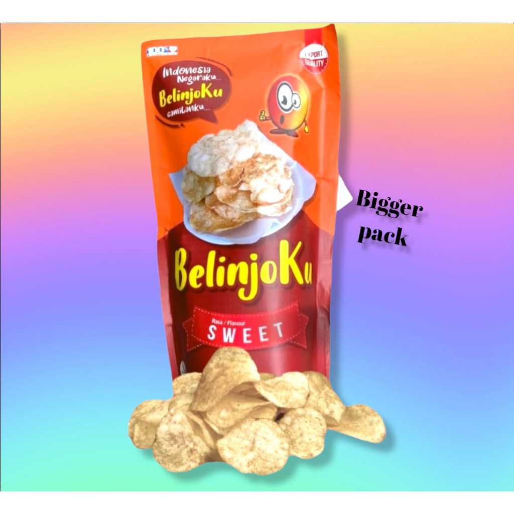 

Belinjoku - Emping Melinjo Rasa Manis ( Sweet ) ukuran 100gr Snack & Camilan