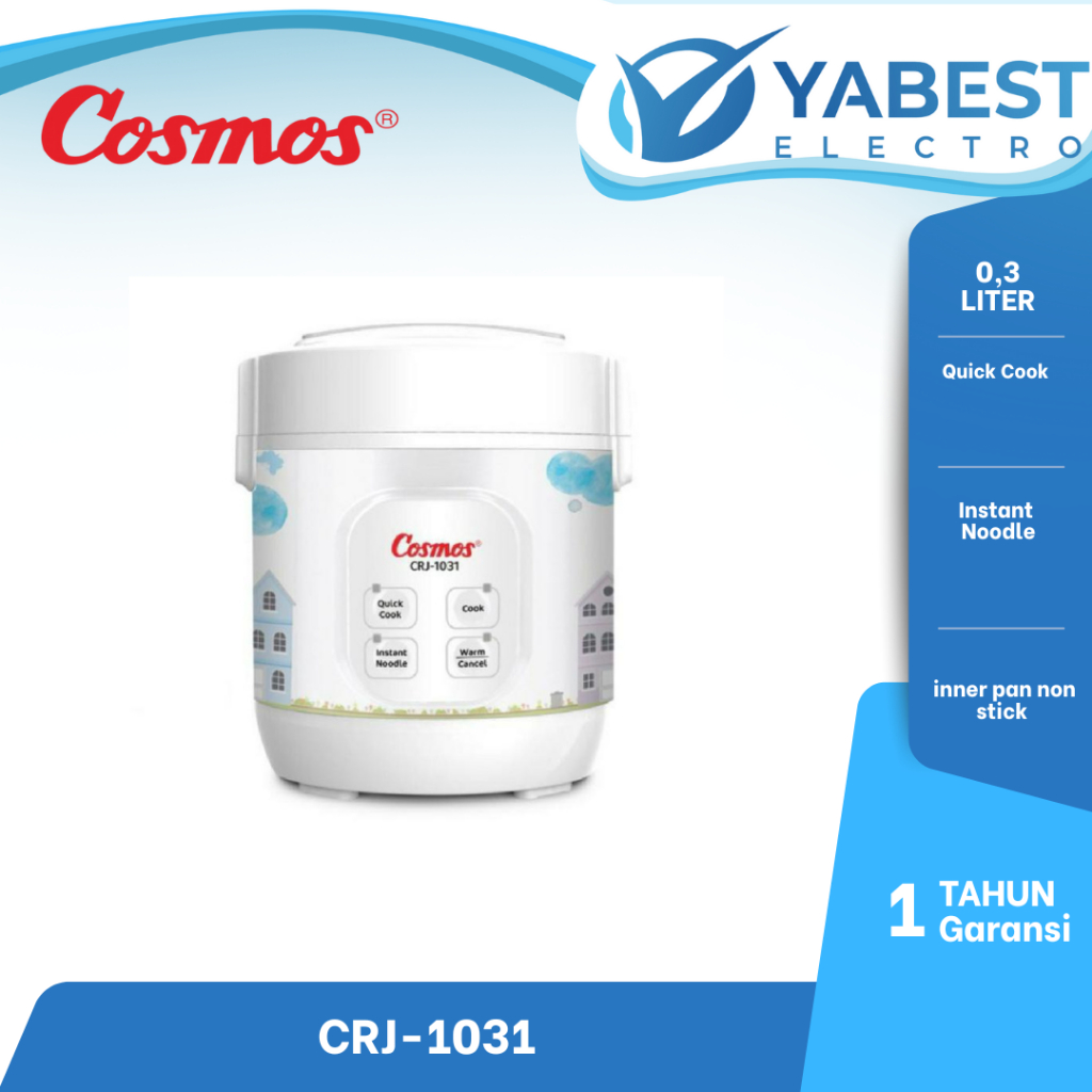 COSMOS Mini Digital Rice Cooker 0.3 Liter CRJ1031
