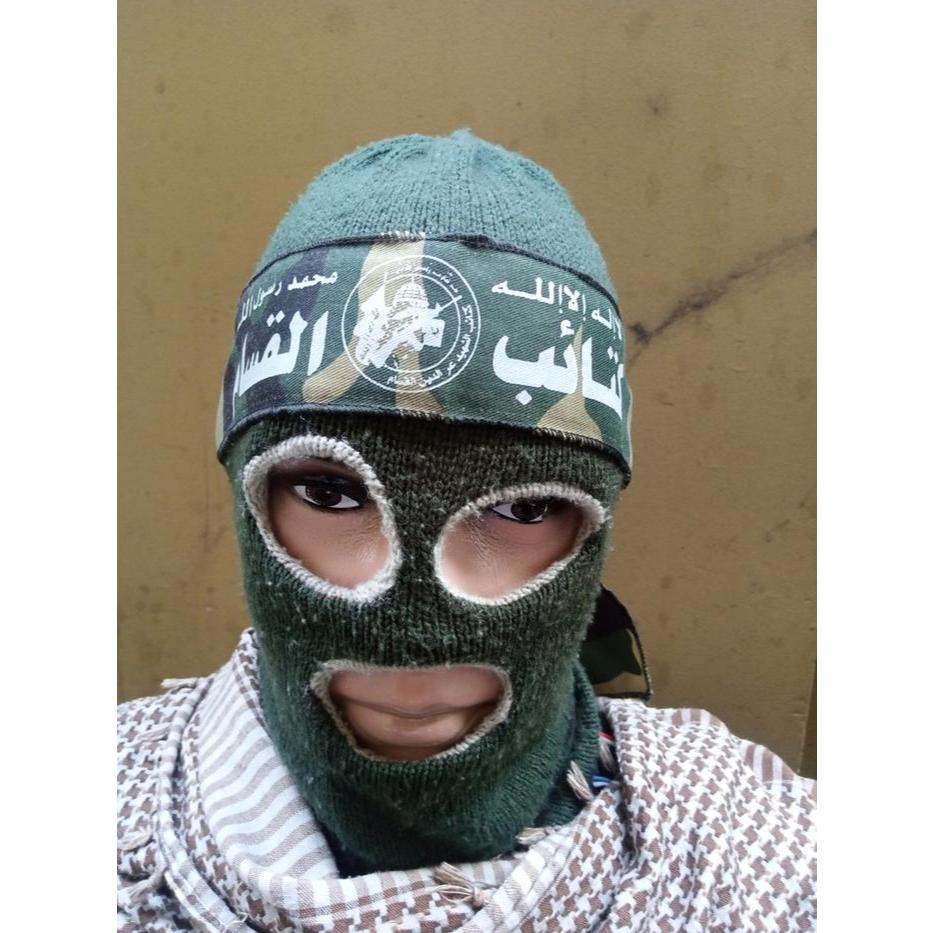 (Al-Qassam Camo) Headband Repro Brigade Izzudin Al-Qassam Palestina & Headband Tauhid Islam