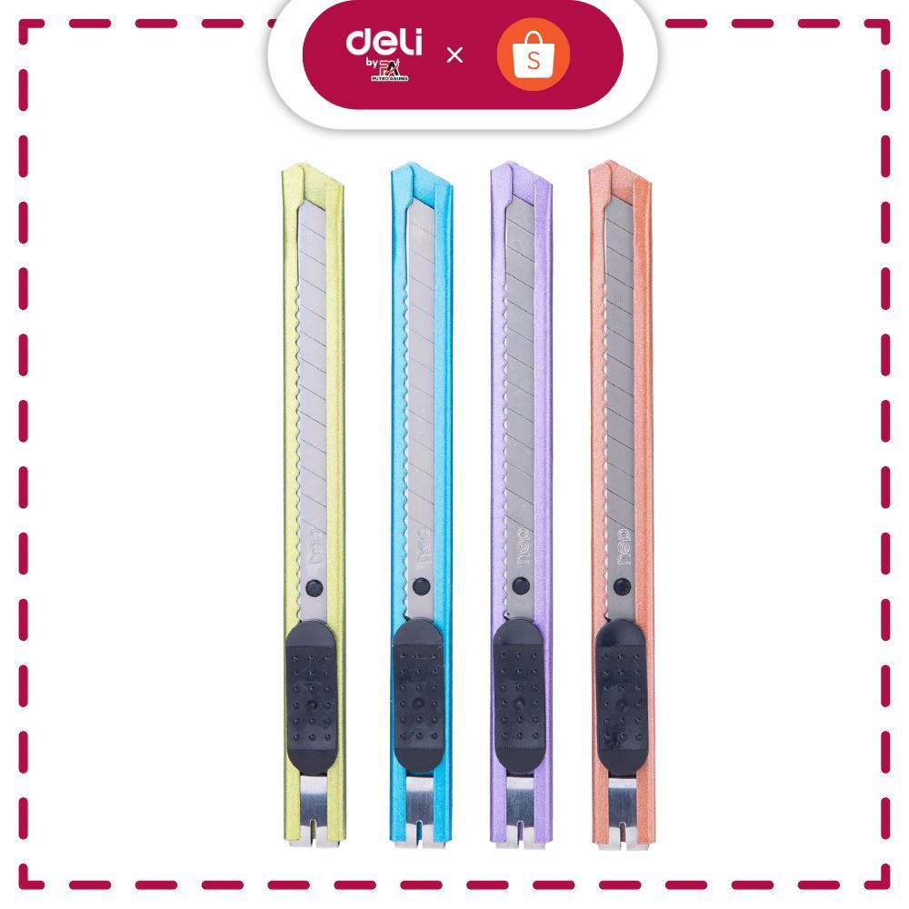 

Deli Cutter dengan pisau baja SK5 memudahkan untuk memotong sistem kunci manual E2066