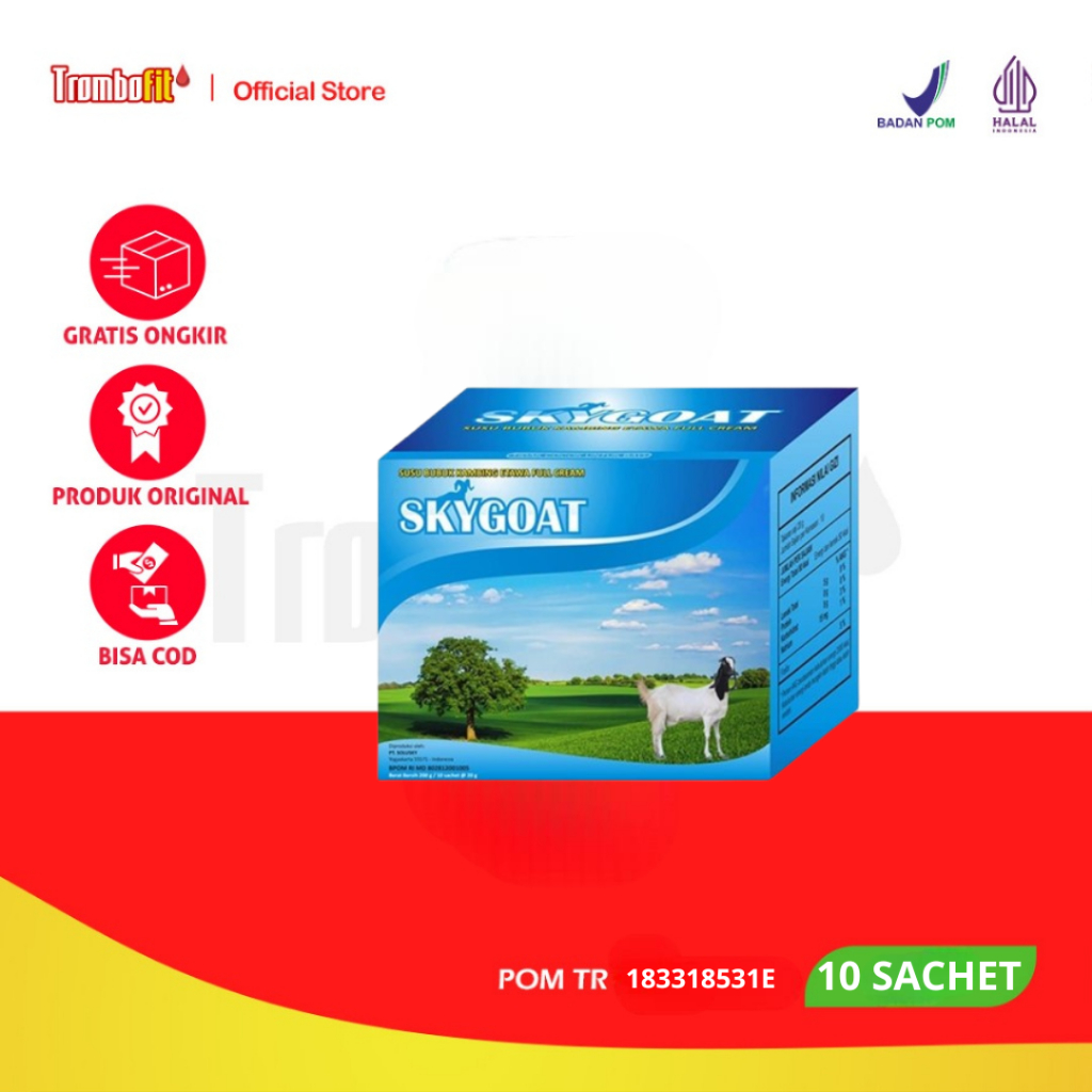 

Susu Kambing Etawa SkyGoat – Susu Bubuk Kaya Nutrisi & Tinggi Kalsium | 10 sachet/ Box