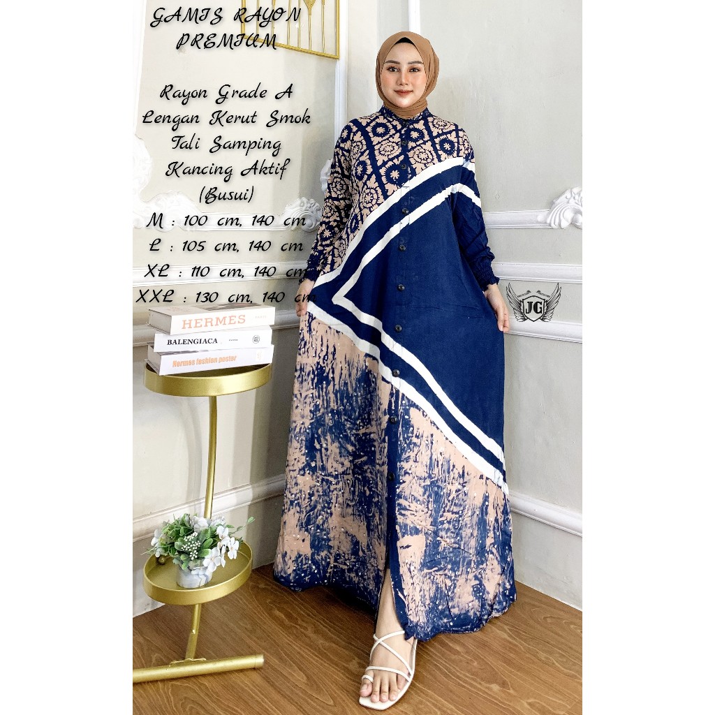 NEW GAMIS TWILL ORI CAP PREMIUM MADONGAN / GAMIS RAYON CANDI MEKAR / GAMIS RAYON TWILL ORI PEKALONGA