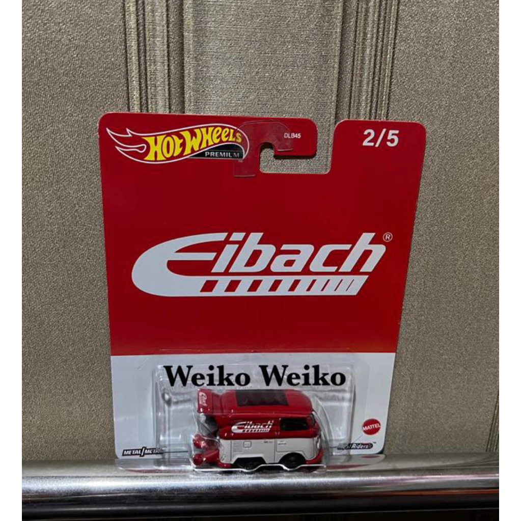 hotwheels premium eibach kool kombi red & white