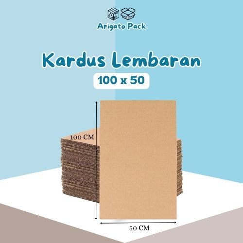 

Bahan Kardus Lembaran 100x50 Single Wall B Flute