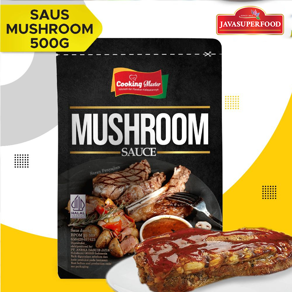 

Cooking Master - Saus Jamur / Mushroom Sauce Saus Jamur Mushroom Sauce 500g