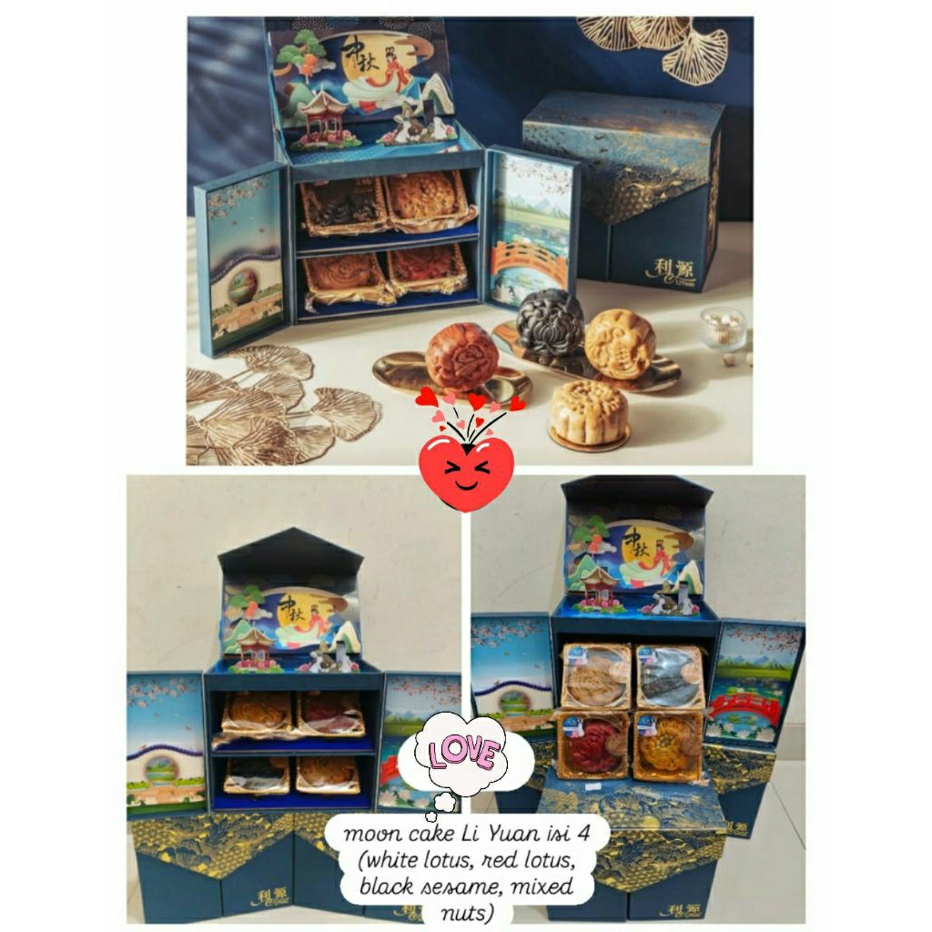 

kue bulan mooncake li yuan isi 4pcs