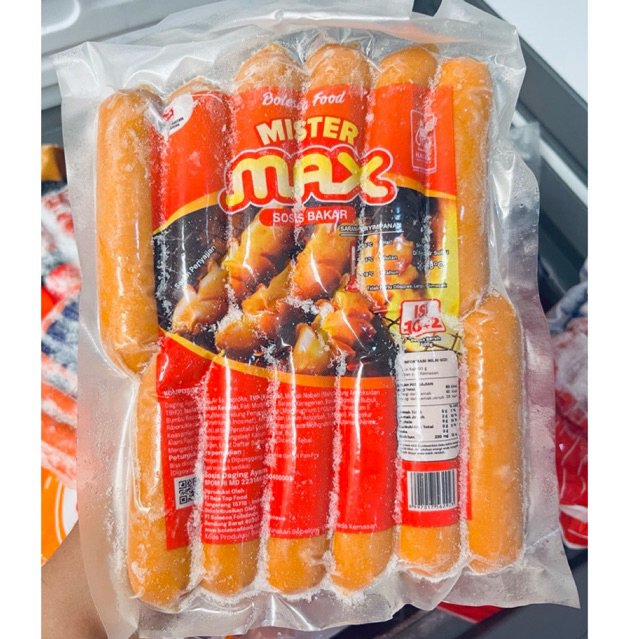 

mister max sosis bakar 550gr isi 12