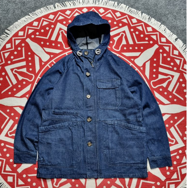 FieldCore denim parka jacket hoodie
