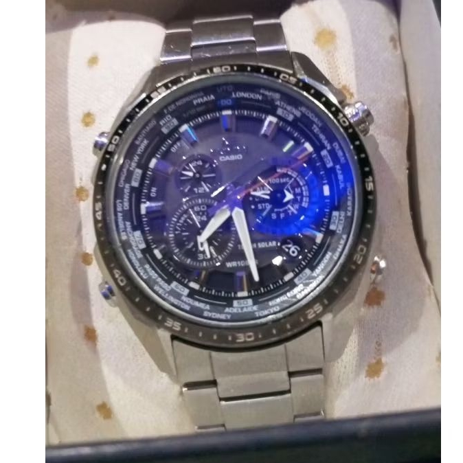 Casio edifice EQS 500 original second though solar