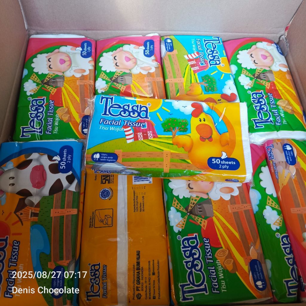 Tissu Tessa 50sheet  paket 5pcs