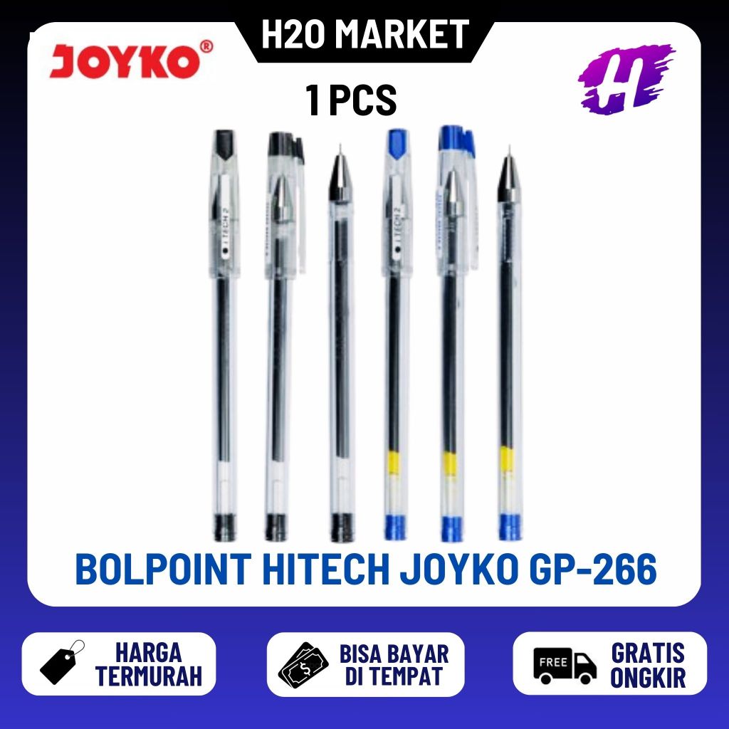 

❤️H2O❤️1 Pcs Bolpen HiTech JOYKO GP-266 ITECH 0.28mm