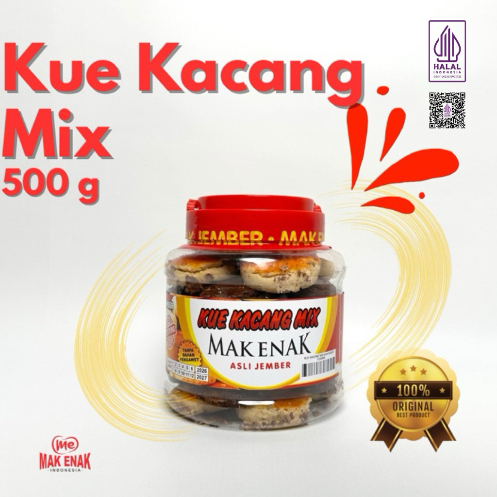 

KUE KACANG MIX 500 GRAM | MAK ENAK INDONESIA