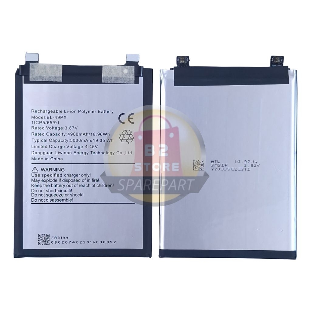 BATERAI BL-49PX FOR INFINIX GT 10 PRO / NOTE 30 PRO / ZERO 30 4G / ZERO 30 5G BATTERY