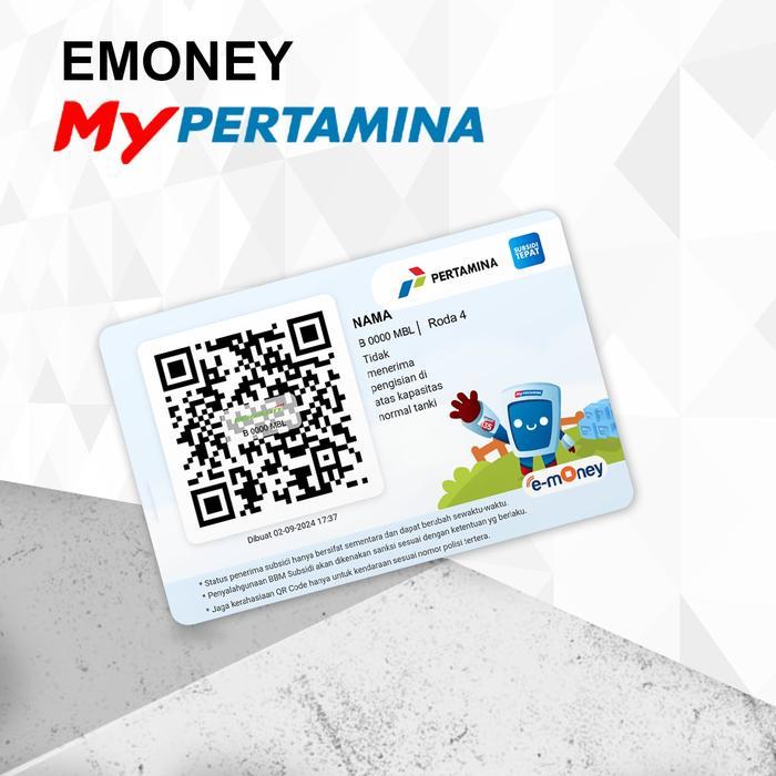 EMONEY/ETOLL MYPERTAMINA CUSTOM