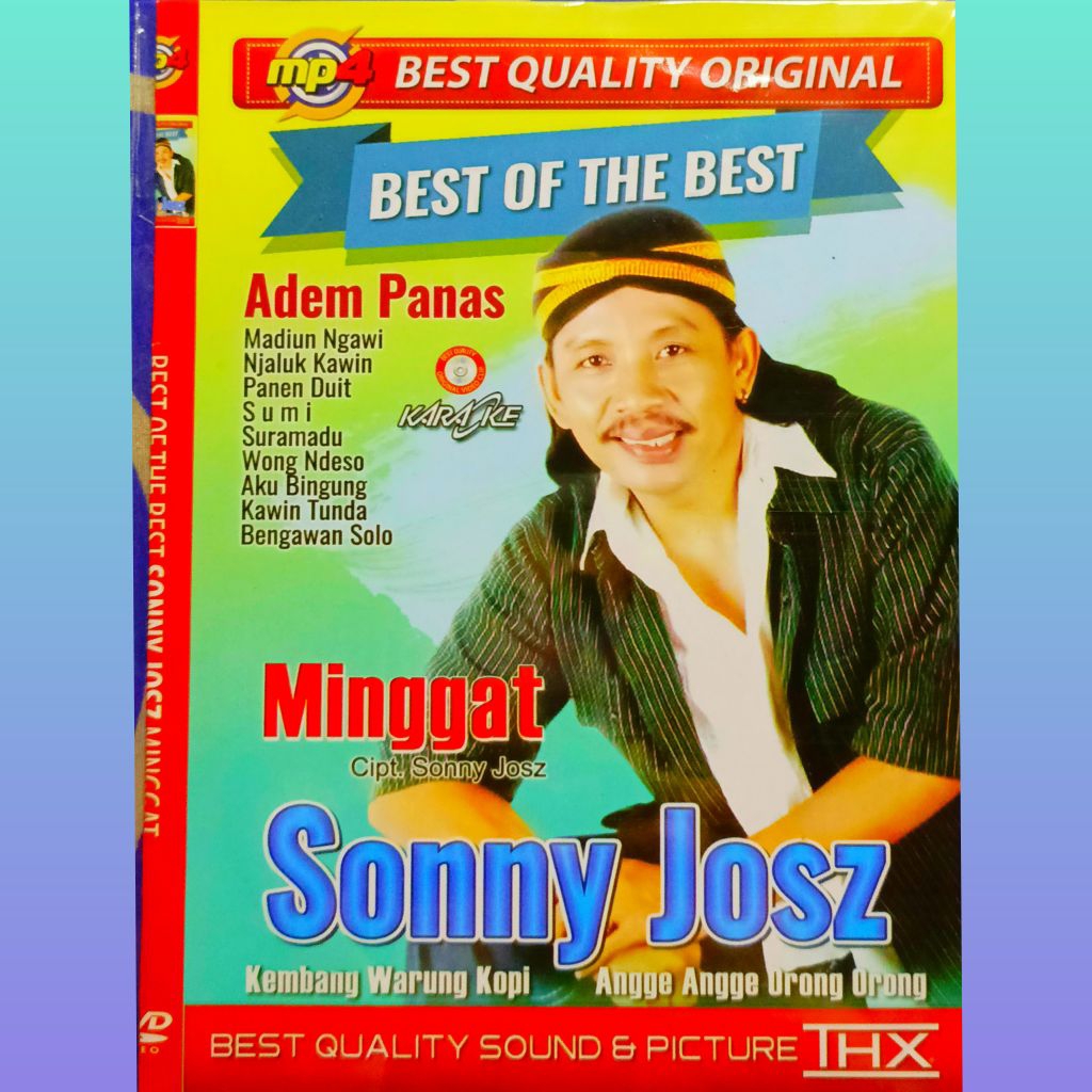 Kaset mp5 vidio musik Sonny josz album pilihan isi 148 lagu jawa terbaik