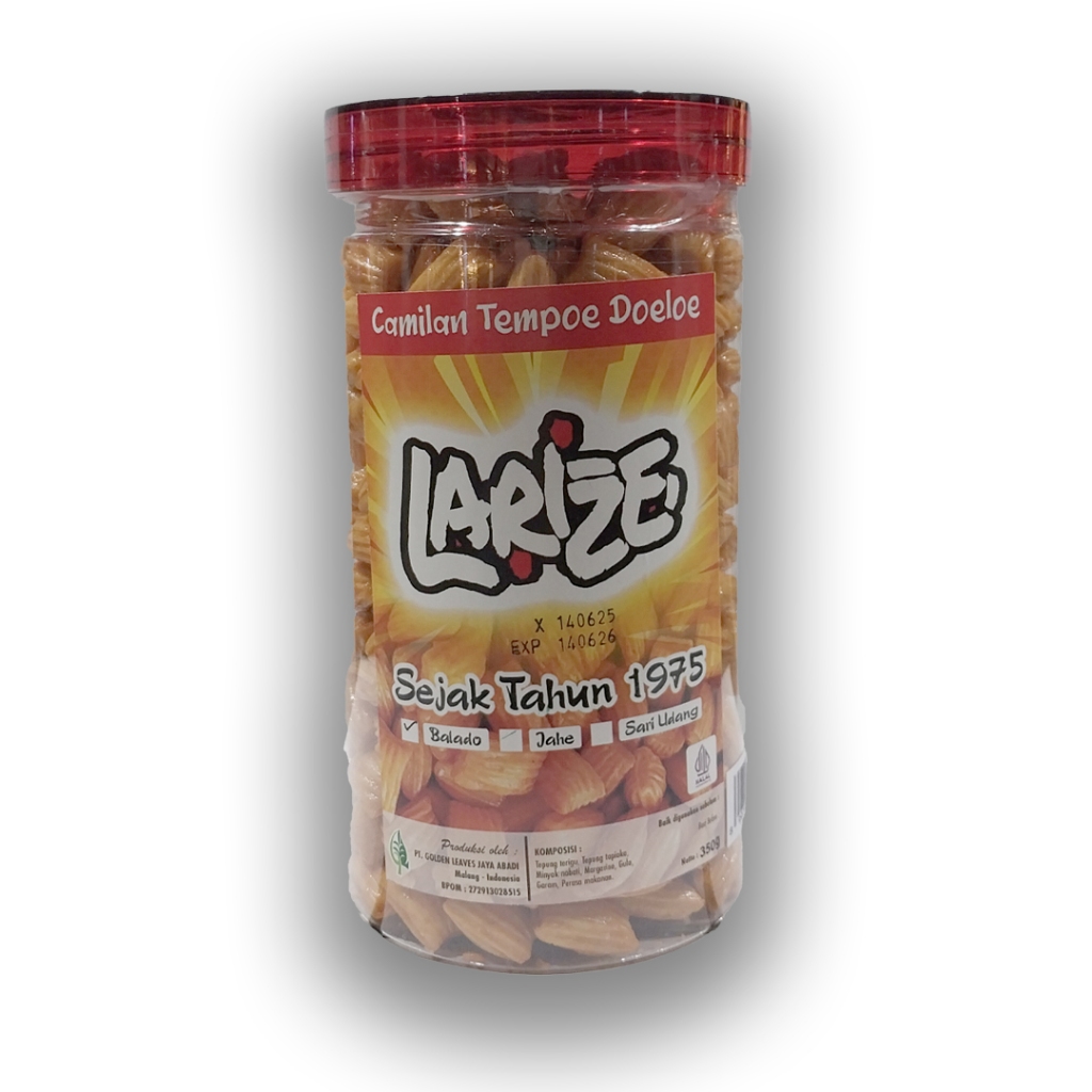 

Larize pang pang - Makanan jadul rasa Balado ukuran 350g