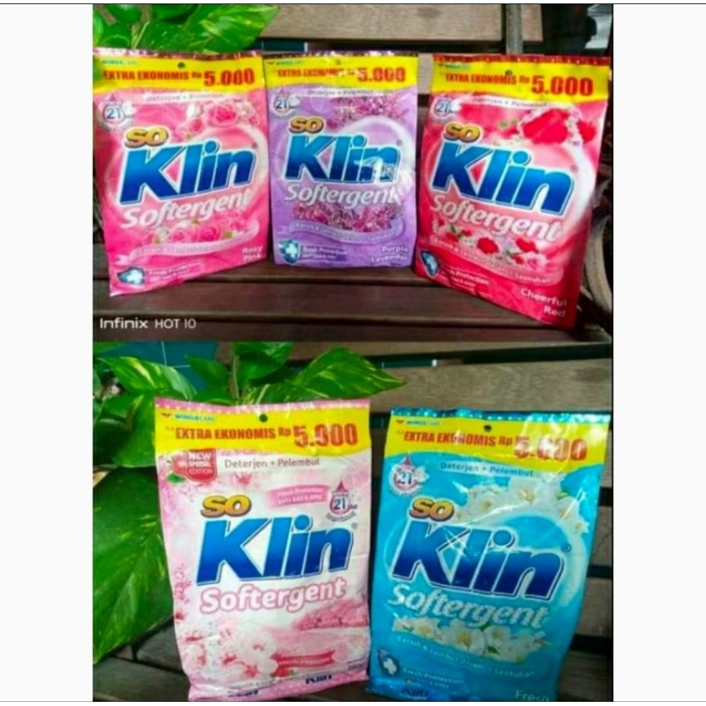 [1 DUS] SOKLIN SOFTERGEN 5000an - SOKLIN DETERGEN BUBUK 225G