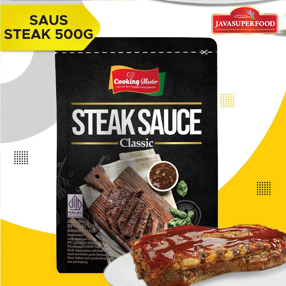 [HALAL] Cooking Master/ Steak Sauce/ Saus Steak/ Sauce Steak Halal 500g
