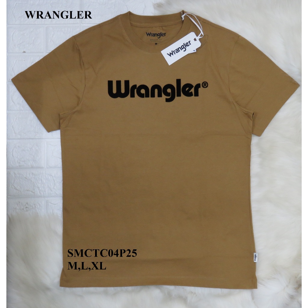 KAOS OBLONG PRIA LENGAN PENDEK BRAND ORI MEREK WRANGLER ART : BMCTC04P25 PRICE Rp.273.900