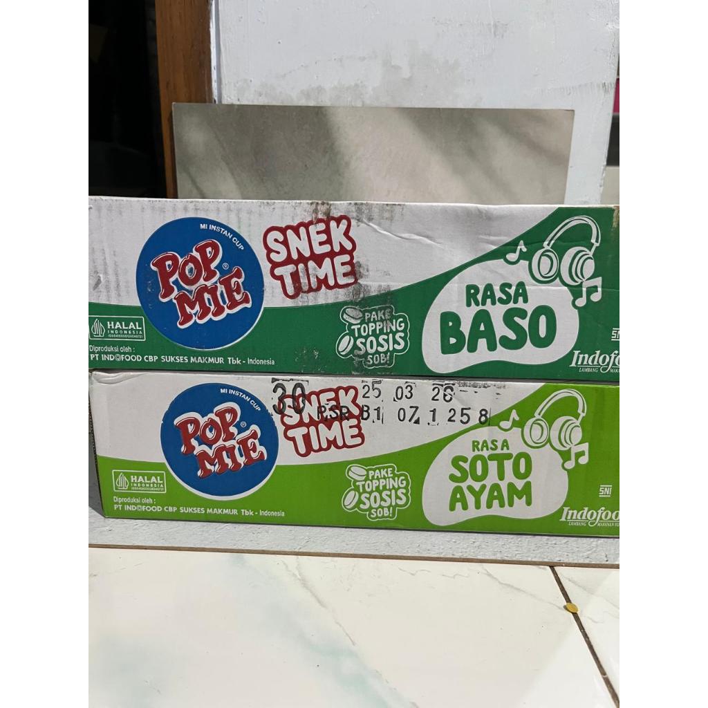 

Pop Mie Mini All Varian Kuah karton (12x39gr) / Popmie mini Dos