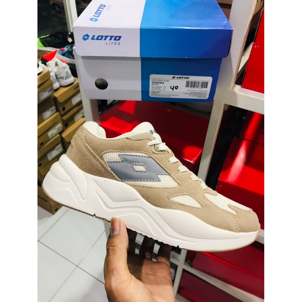 BIG SALE LOTTO DEBORA BROWN [LOTRUF320105B] ORIGINAL SEPATU PRIA/RUNNING/LARI/SNEAKERS
