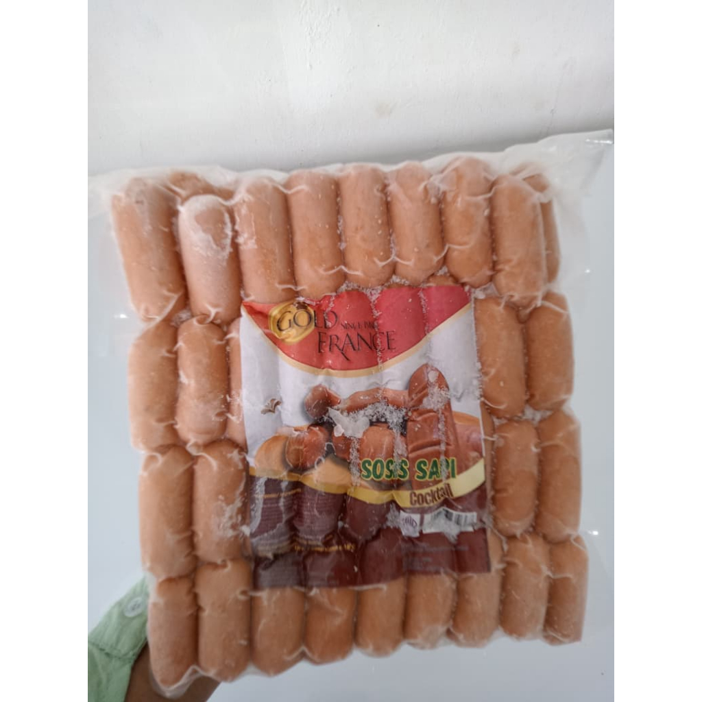 

Sosis Sapi Cocktail Frozen Premium | Siap Makan / Masak | 70 pcs / Pack
