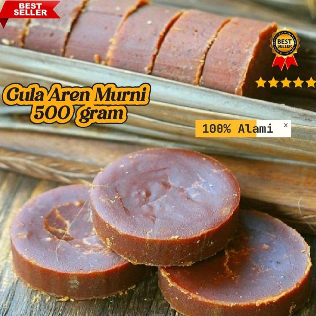 

Gula Aren Asli Murni 500 Gram 100% Alami Sugar
