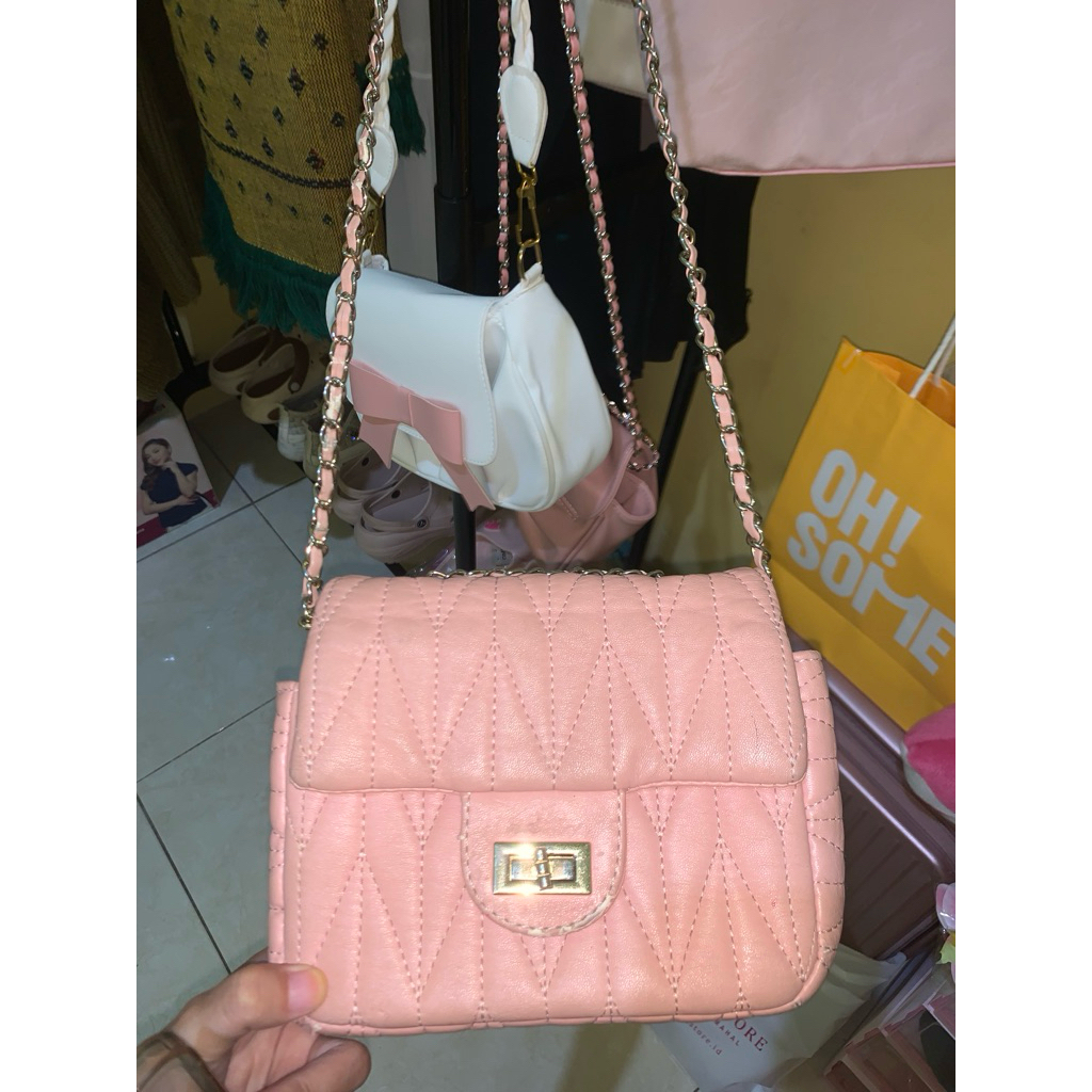 PRELOVED (tas selempang tali panjang)