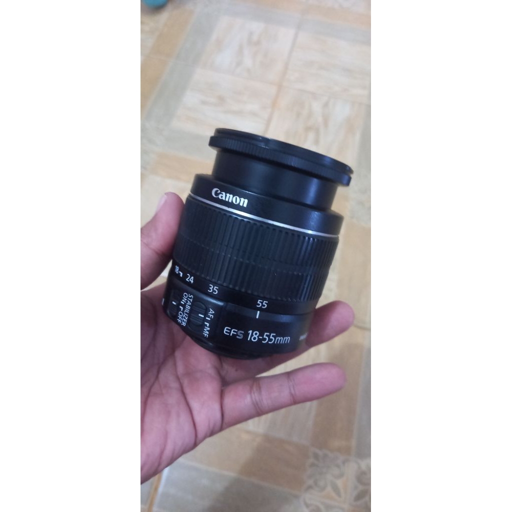 lensa kit canon 18 55mm