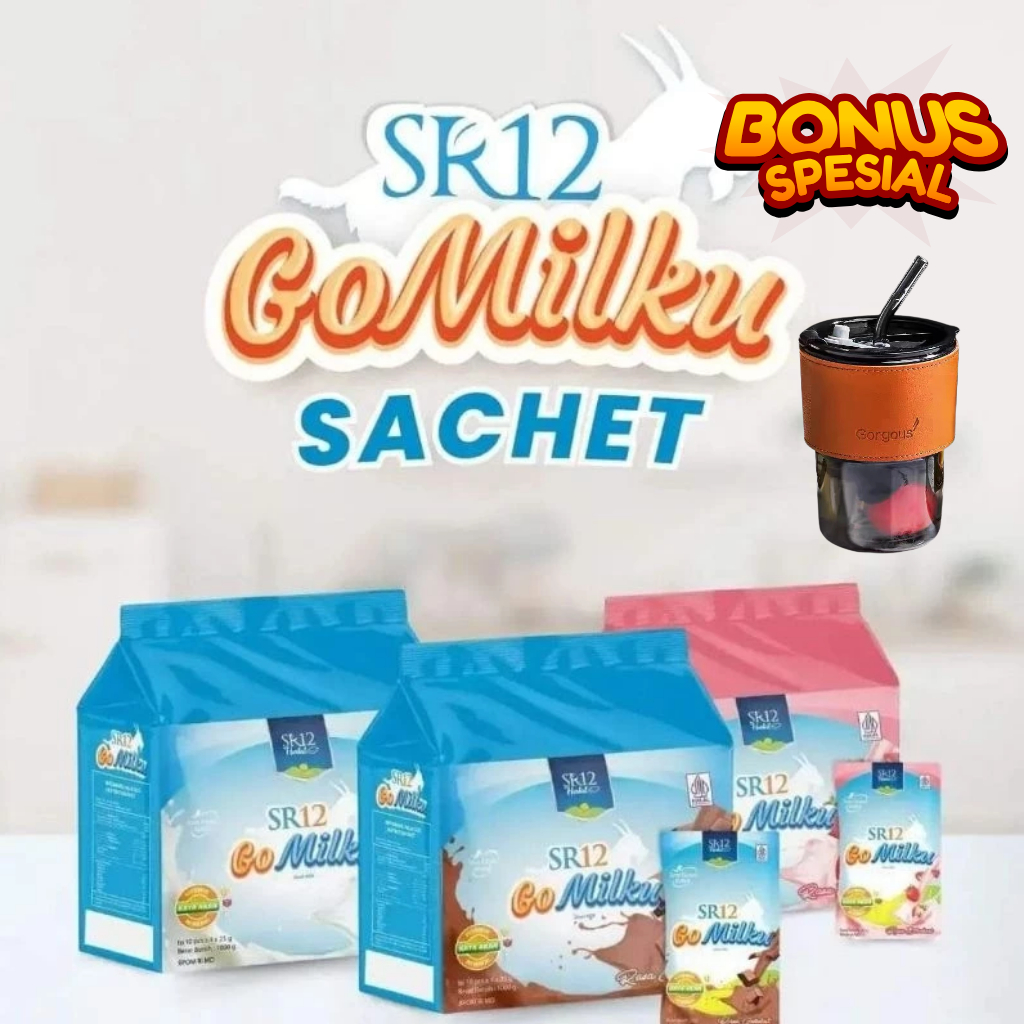 

TERMURAH Gomilku SR12 Premium pouch 40sachet susu kambing etawa aman untuk ibu hamil
