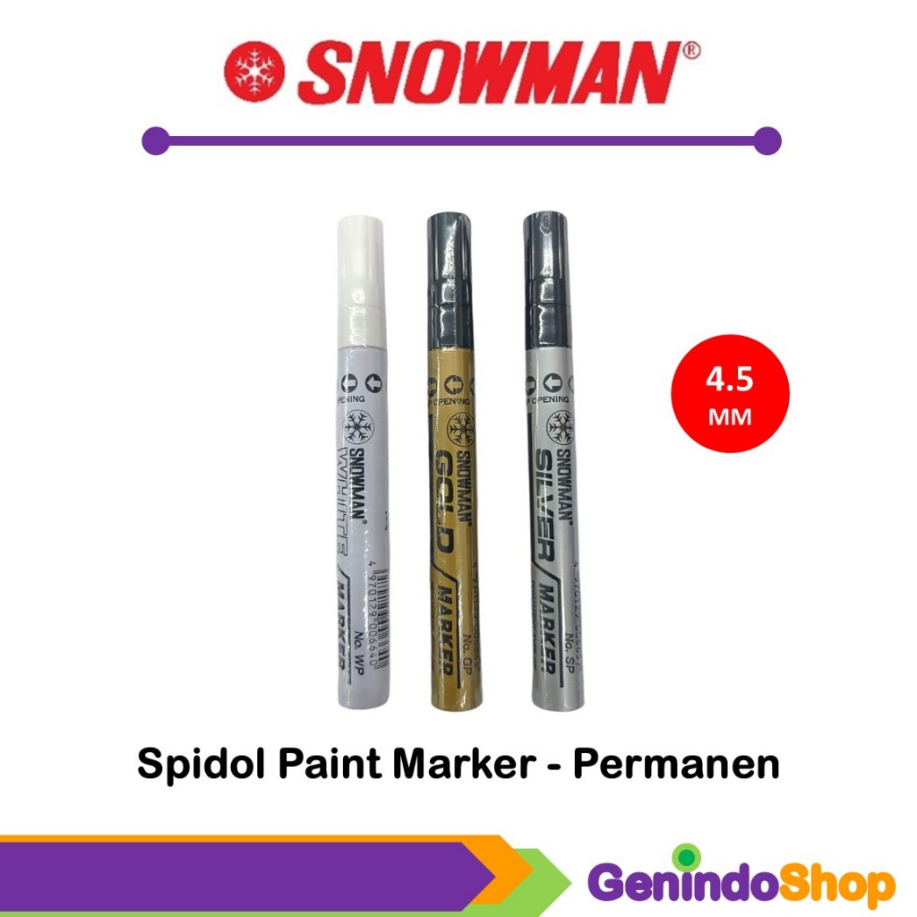 

Spidol Permanen 4.5 mm / Paint Marker Snowman