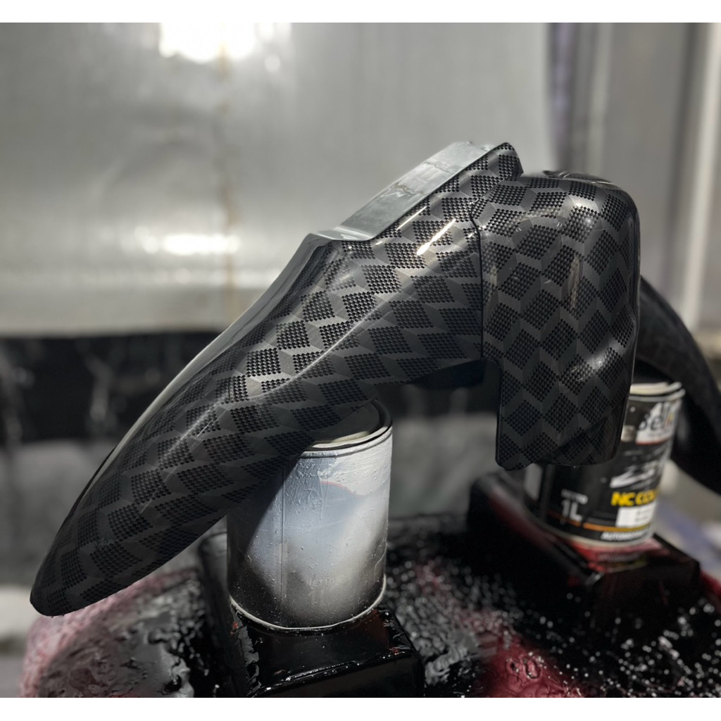 Spakbor depan 125z model AG Style carbon wtp JACQUARD 3D