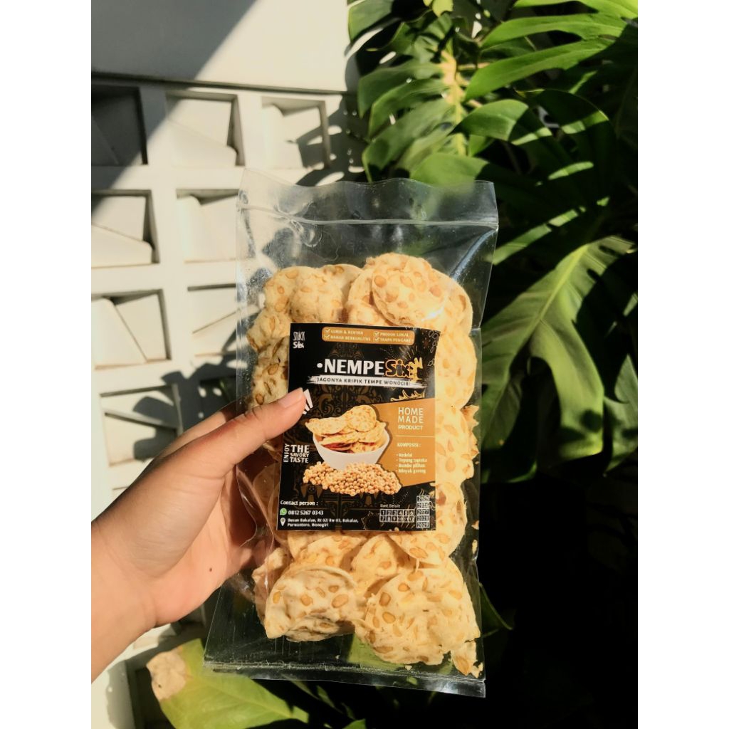 

NEMPESix | Kripik Tempe Sagu premium 92 gr
