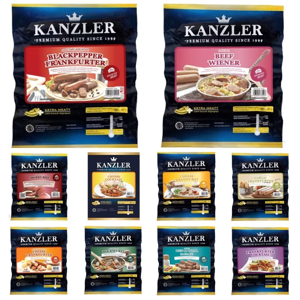 

Sosis KANZLER All Varian 250 Gr - 500 Gr Ecer