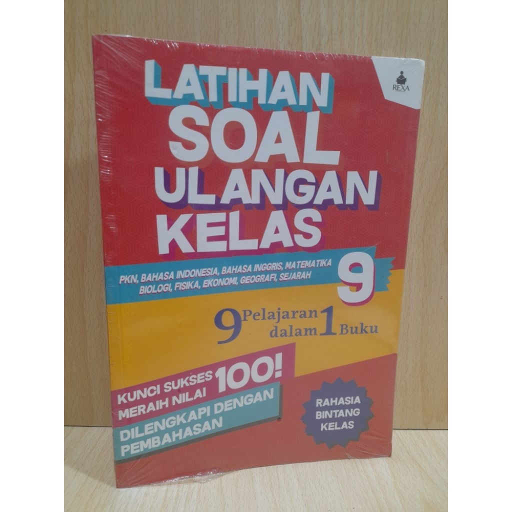 buku pelajaran " LATIHAN SOAL ULANGAN KELAS 9.