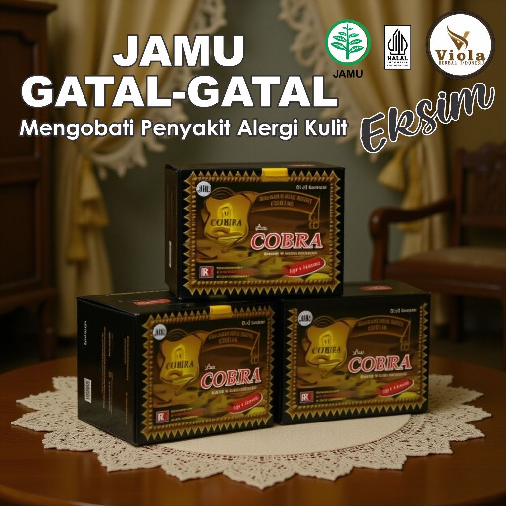 Jamu Gatal-Gatal Kulit (exim) Serbuk Cobra