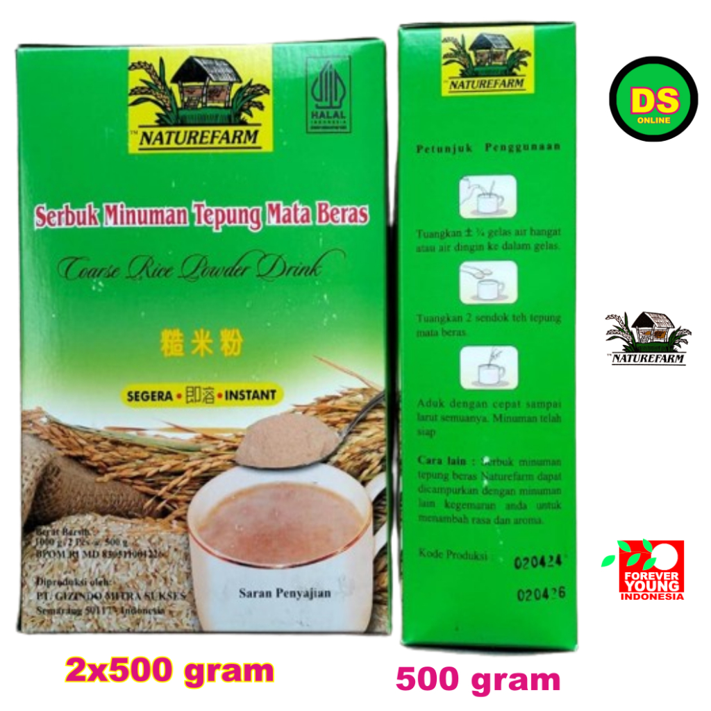 Bekatul CRP Tepung Beras Merah Instan Diet Maag Asam Lambung Thypus