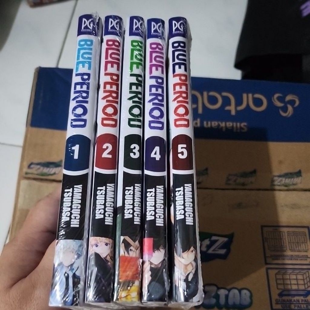 Komik Blue Period set vol 1-5 segel ori Bahasa Indonesia Phoenix Gramedia Indonesia