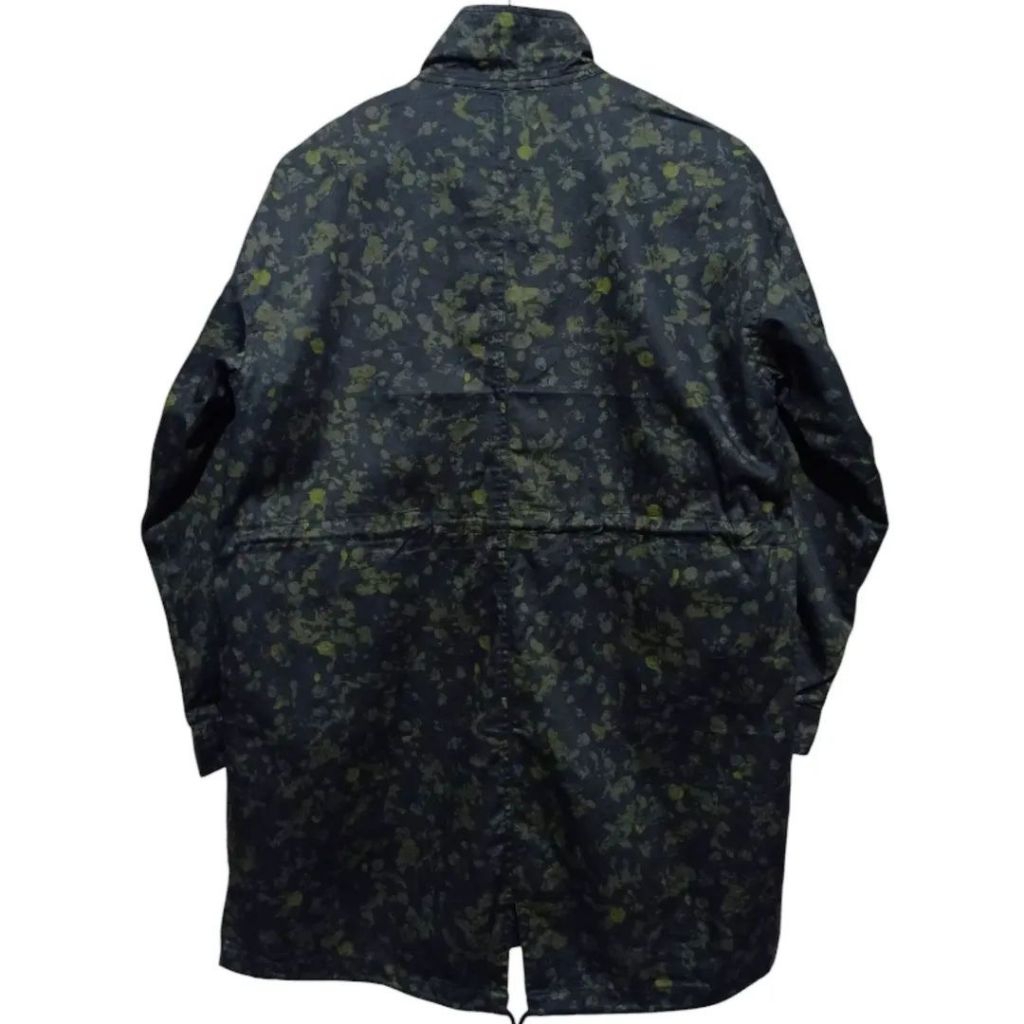 Jaket parka fishtail army camo LAP Los Angeles Project size S fit L