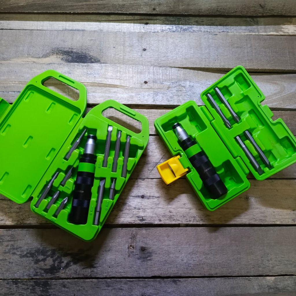 Tekiro obeng ketok set lengkap 11 pcs / obeng getok tekiro original komplit / obeng gedok full set