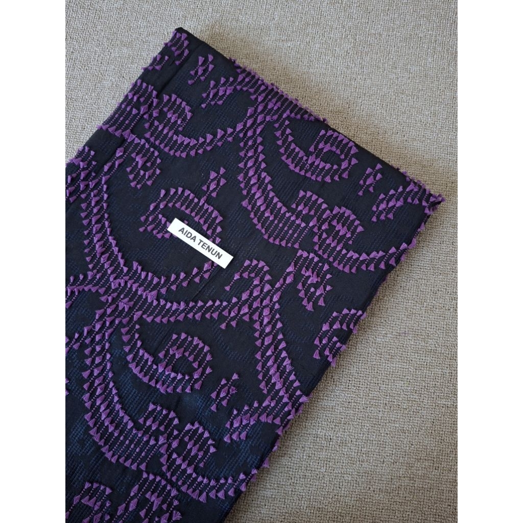 KAIN TENUN BULU JEPARA PREMIUM TENUN ATBM TENUN SONGKET BULU Code 016