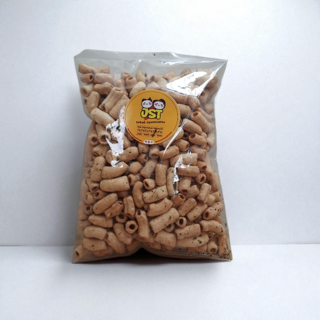 

[1kg] Makaroni Makroni Bantat Cikruh Daun Jeruk Camilan Empuk, Renyah, Gurih & Pedas