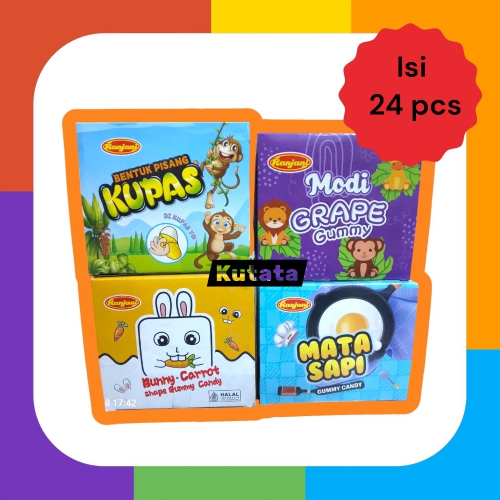

Aneka Lunak Merk Ranjani isi 24 pcs