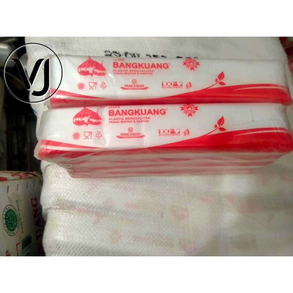 Plastik PE Bangkuang 4,5x23 & 4x23 – 200gr | Plastik Bening Kemasan Makanan