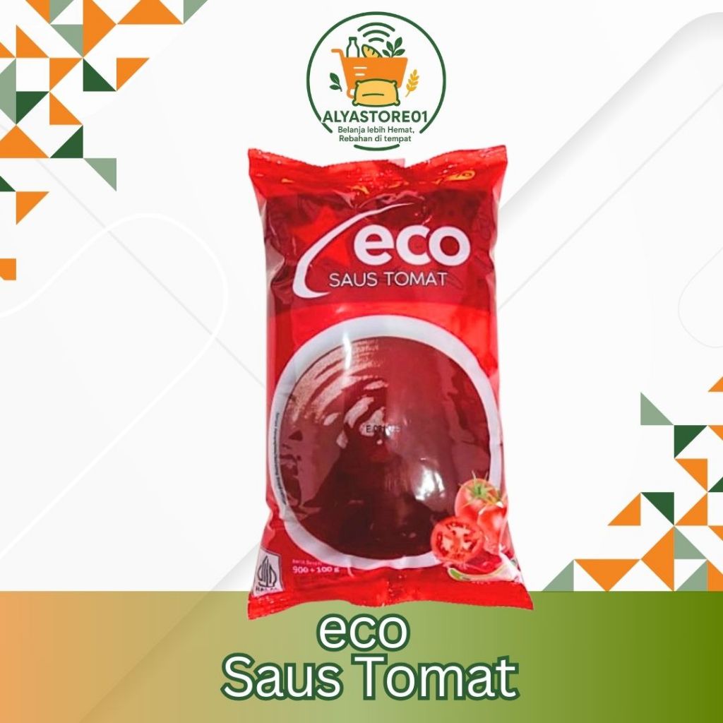 

Saus Tomat Eco Lezat 400gram