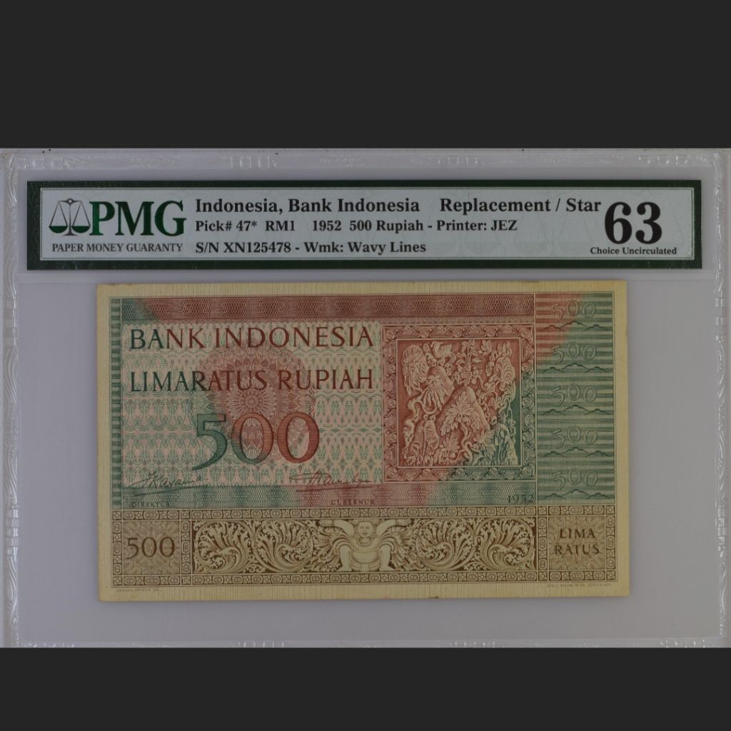PMG BUDAYA 500 REPLACEMENT PMG 63 XN125478 2HURUF