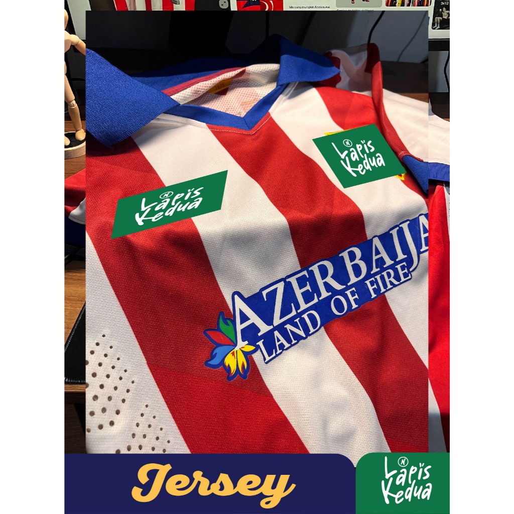 Jersey Bola Atletico Madrid Home 2014-15 Size S