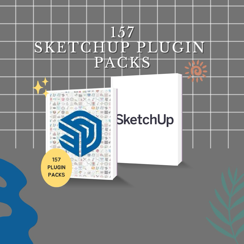 157 SketchUp Plugin Packs 2019-2025