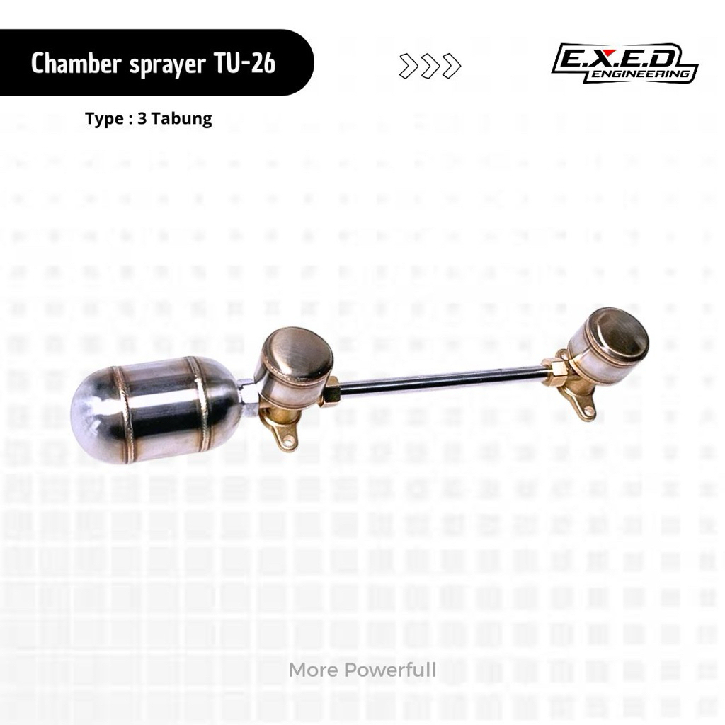 Tabung chamber mesin sprayer TU26 by EXED Chamber stainless for exhaust sprayer