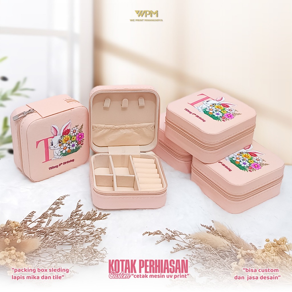

KOTAK PERHIASAN CUSTOM / SOUVENIR ANAK CUSTOM / BOX PENYIMPANAN CUSTOM